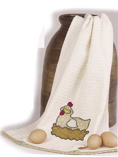 Nesting Hen Dish Towel