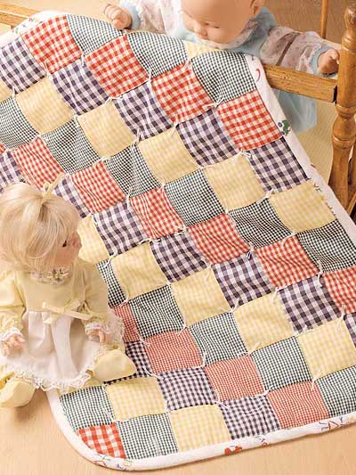 Primary Colors Doll Quilt